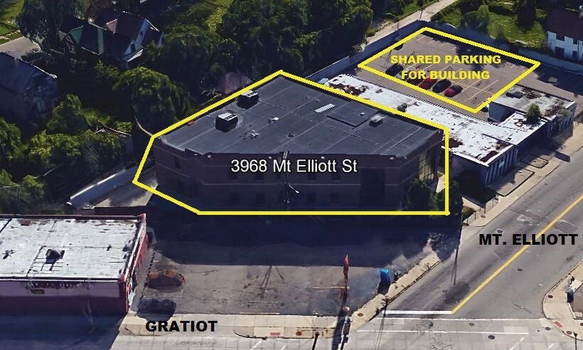 3968 Mount Elliott St, Detroit, MI à vendre - Aérien - Image 2 de 6