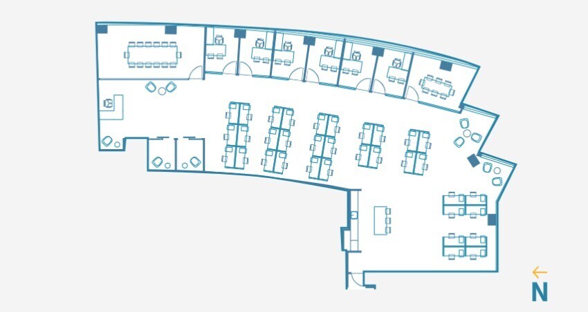 2100 Powell St, Emeryville, CA à louer Plan d’étage- Image 1 de 1