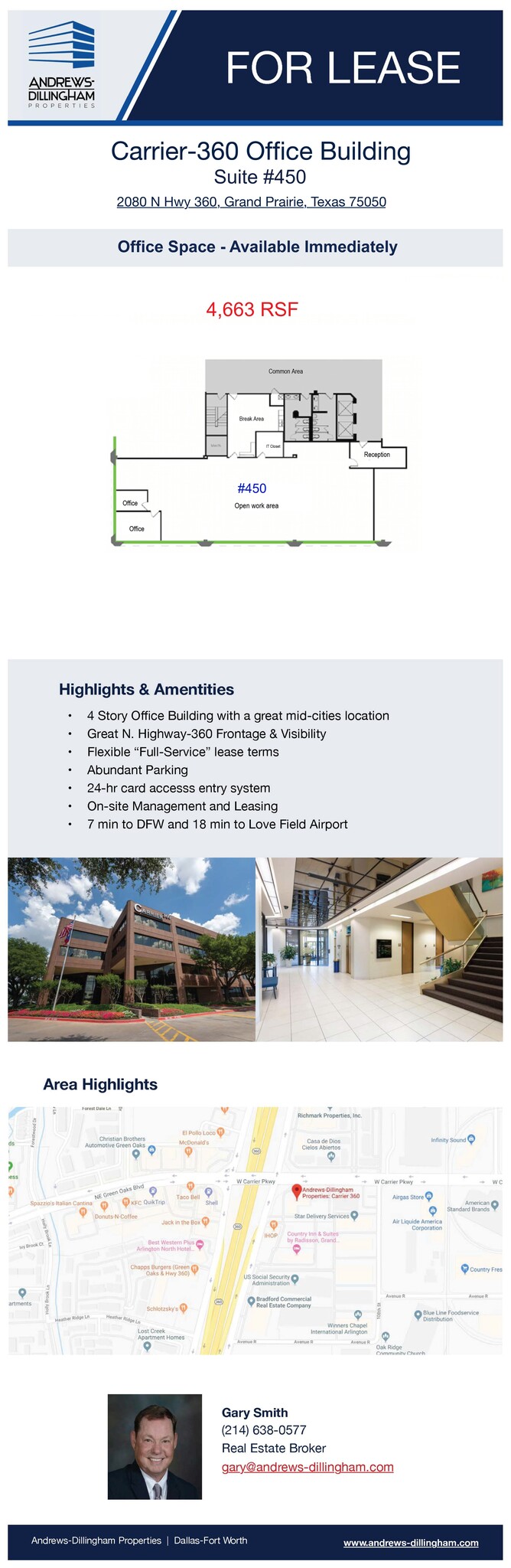 2080 N State Highway 360, Grand Prairie, TX for lease Floor Plan- Image 1 of 1