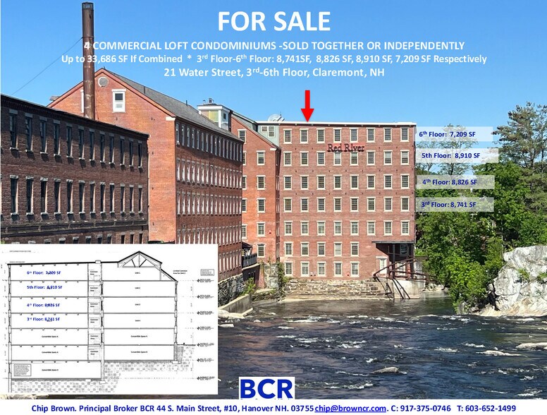 21 Water St, Claremont, NH à vendre - Photo du bâtiment - Image 2 de 5