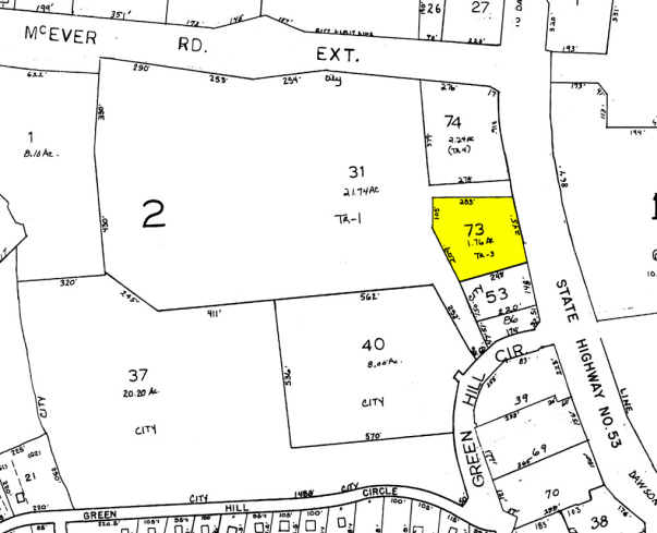 821 Dawsonville Hwy, Gainesville, GA à vendre Plan cadastral- Image 1 de 1