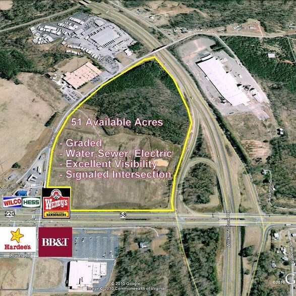 Greensboro Rd, Ridgeway, VA à vendre - Aérien - Image 2 de 11