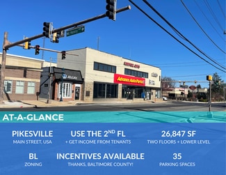 Plus de détails pour 1407 Reisterstown Rd, Pikesville, MD - Bureau à vendre