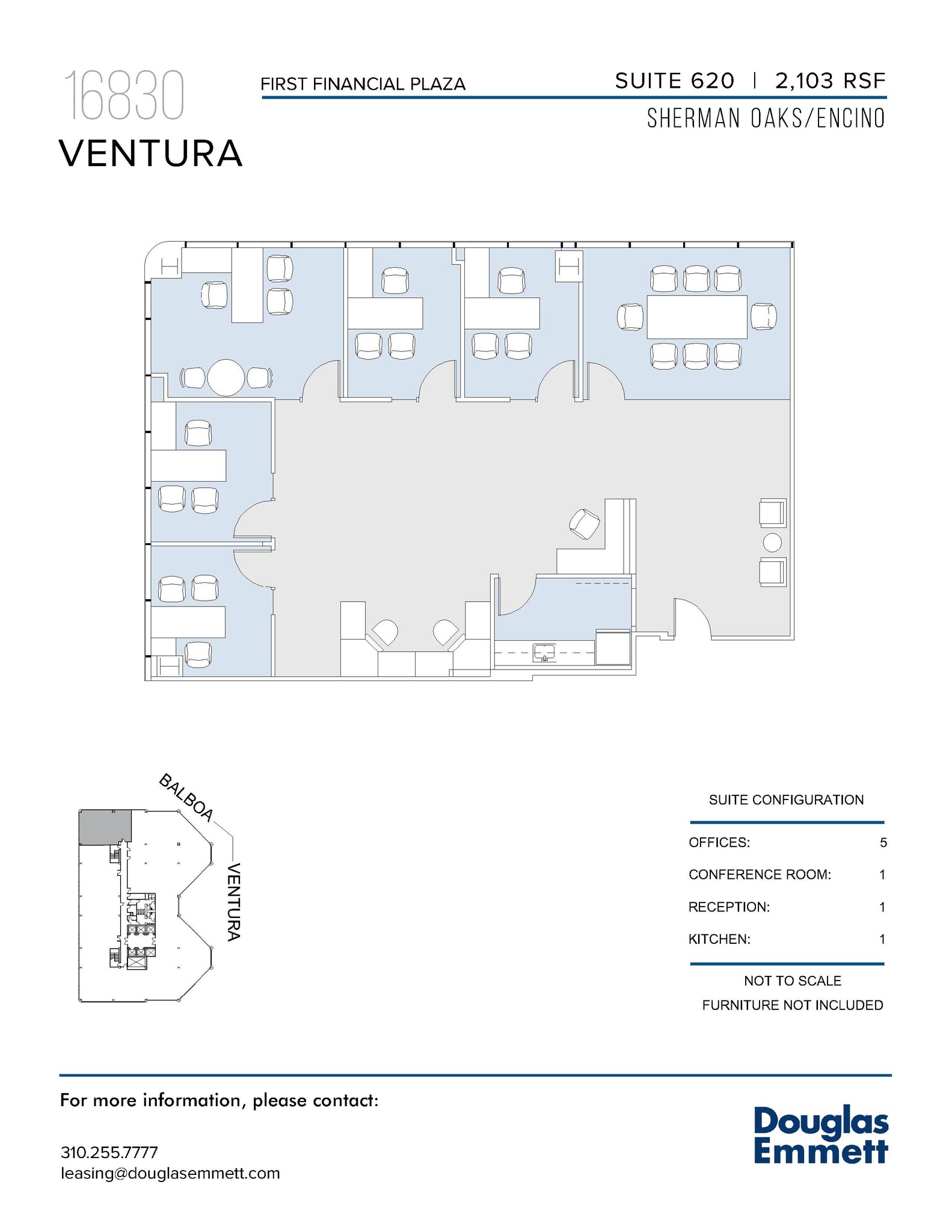 16830 Ventura Blvd, Encino, CA for lease Floor Plan- Image 1 of 1