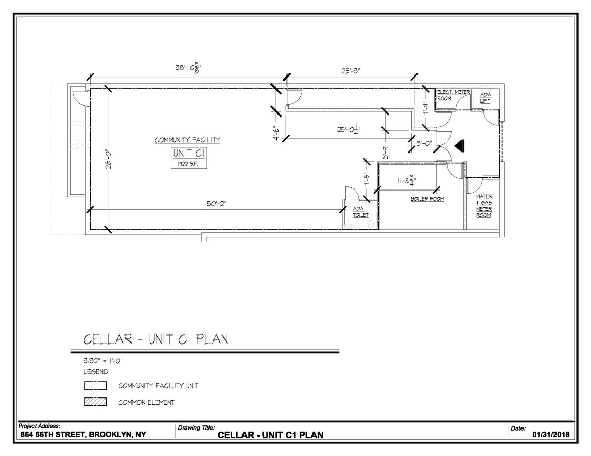 864 56th St, Brooklyn, NY 11220 - Unité C1 -  - Plan d’étage - Image 1 of 1