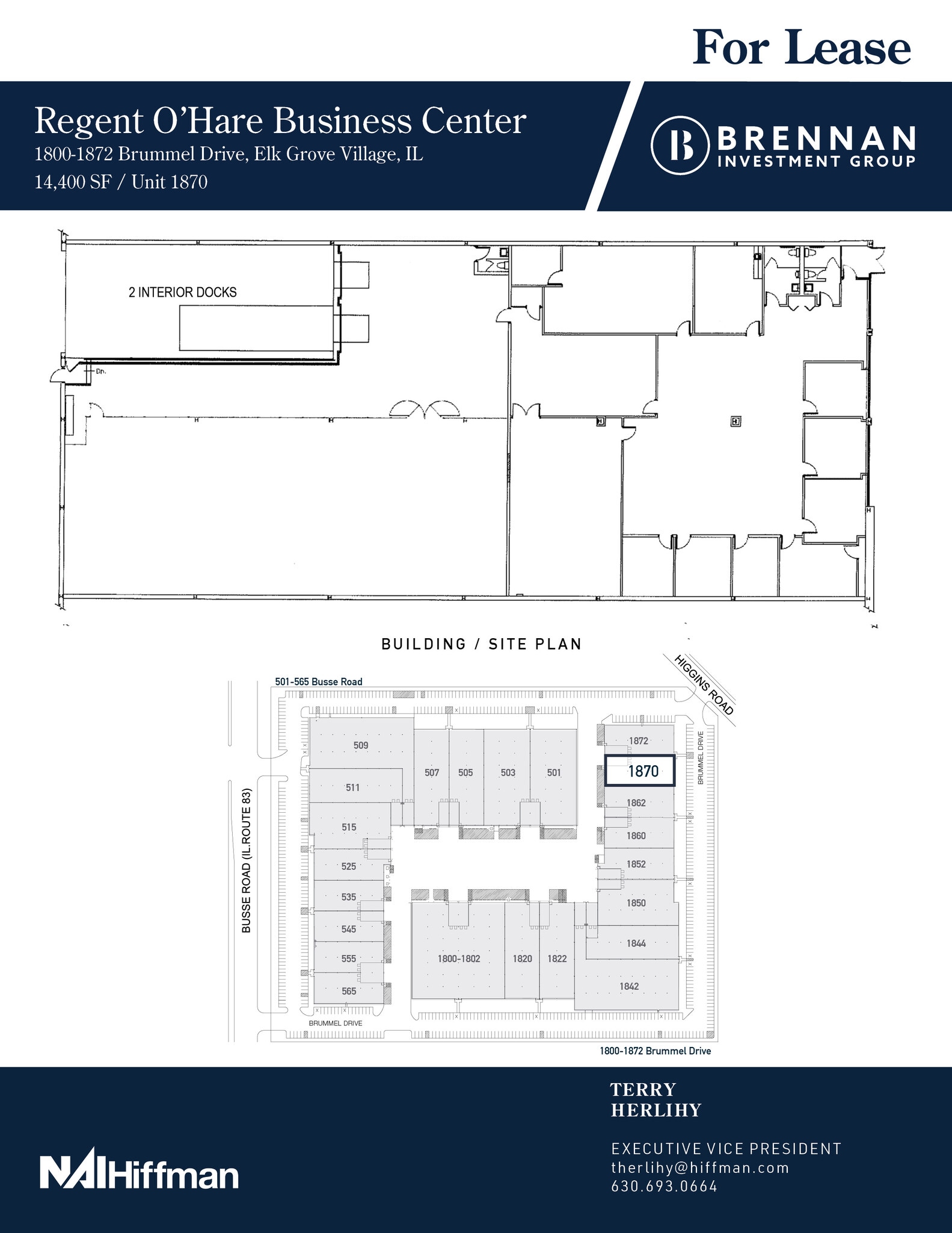 1800-1872 Brummel Ave, Elk Grove Village, IL for lease Floor Plan- Image 1 of 1