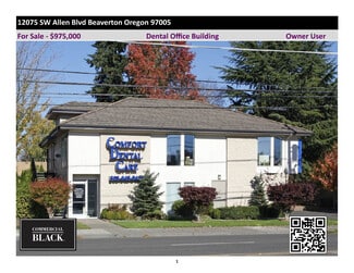 More details for 12075 SW Allen Blvd, Beaverton, OR - Office for Sale