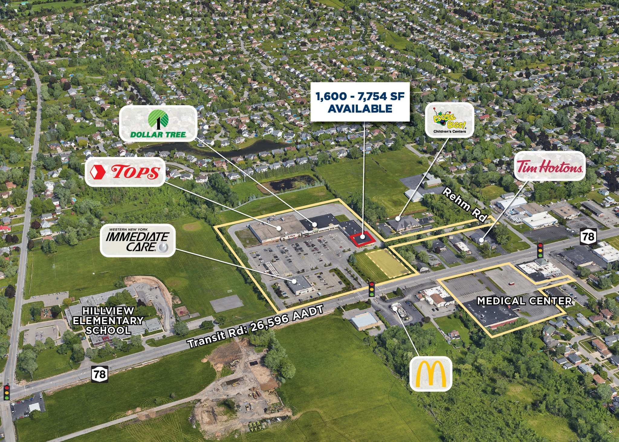 6363-6375 Transit Rd, Lancaster, NY à louer Photo du bâtiment- Image 1 de 1