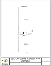 6901 K Ave, Plano, TX for lease Floor Plan- Image 1 of 2