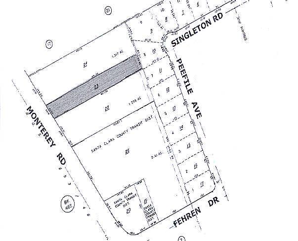 3378 Monterey Hwy, San Jose, CA à louer - Plan cadastral - Image 2 de 4
