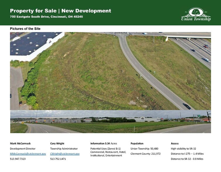 700 Eastgate South Dr, Cincinnati, OH à vendre - Aérien - Image 3 de 6