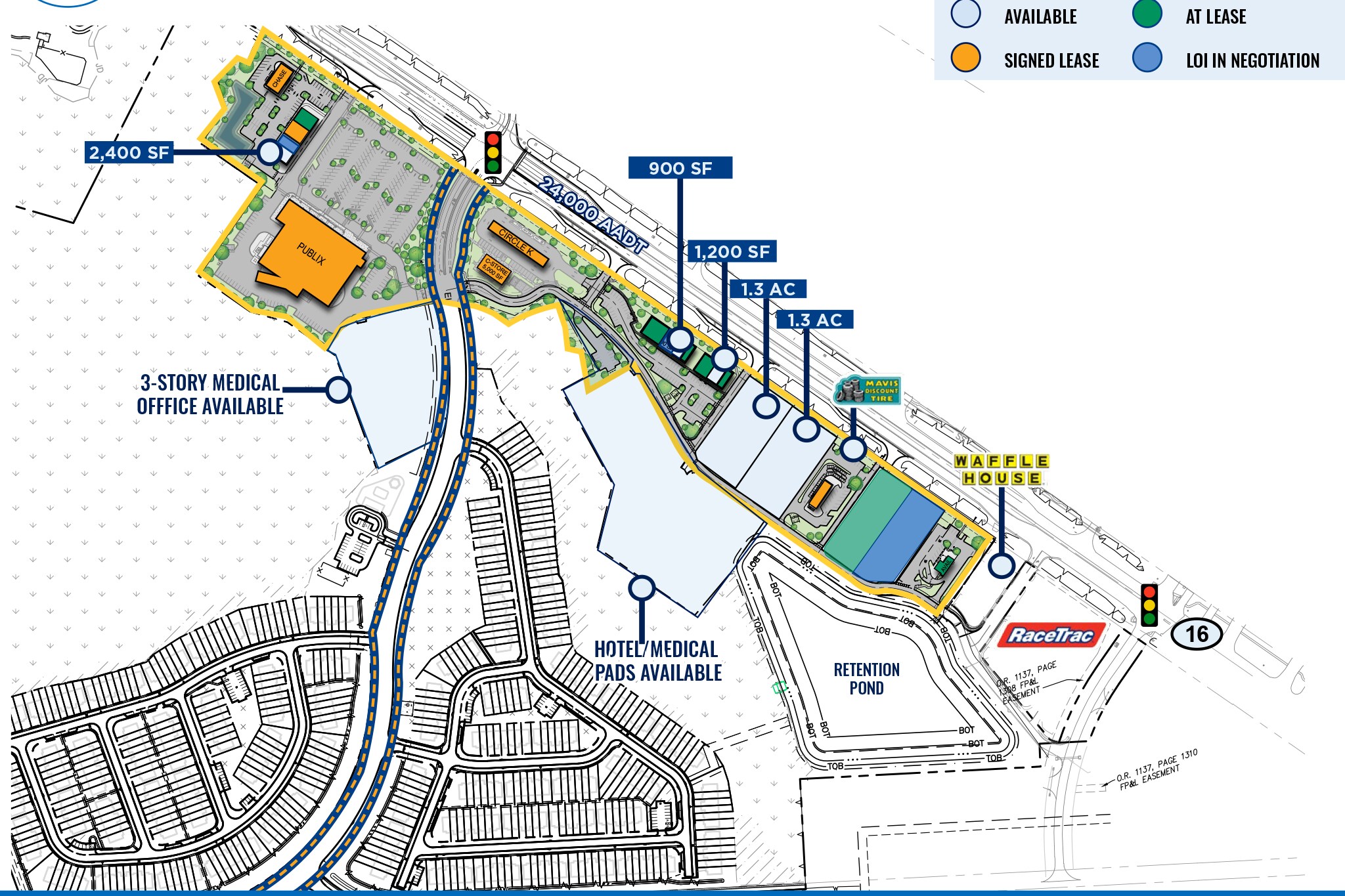 SR 16 and CR 208, Saint Augustine, FL for lease Building Photo- Image 1 of 7