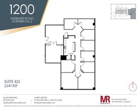 1200 Shermer Rd, Northbrook, IL à louer Plan d’étage- Image 1 de 1