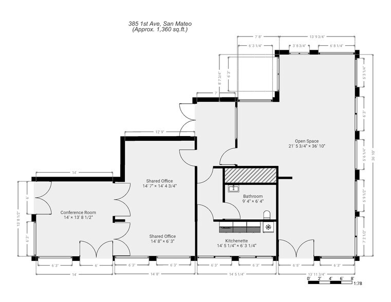 385 1st Ave, San Mateo, CA à louer - Photo du bâtiment - Image 2 de 9