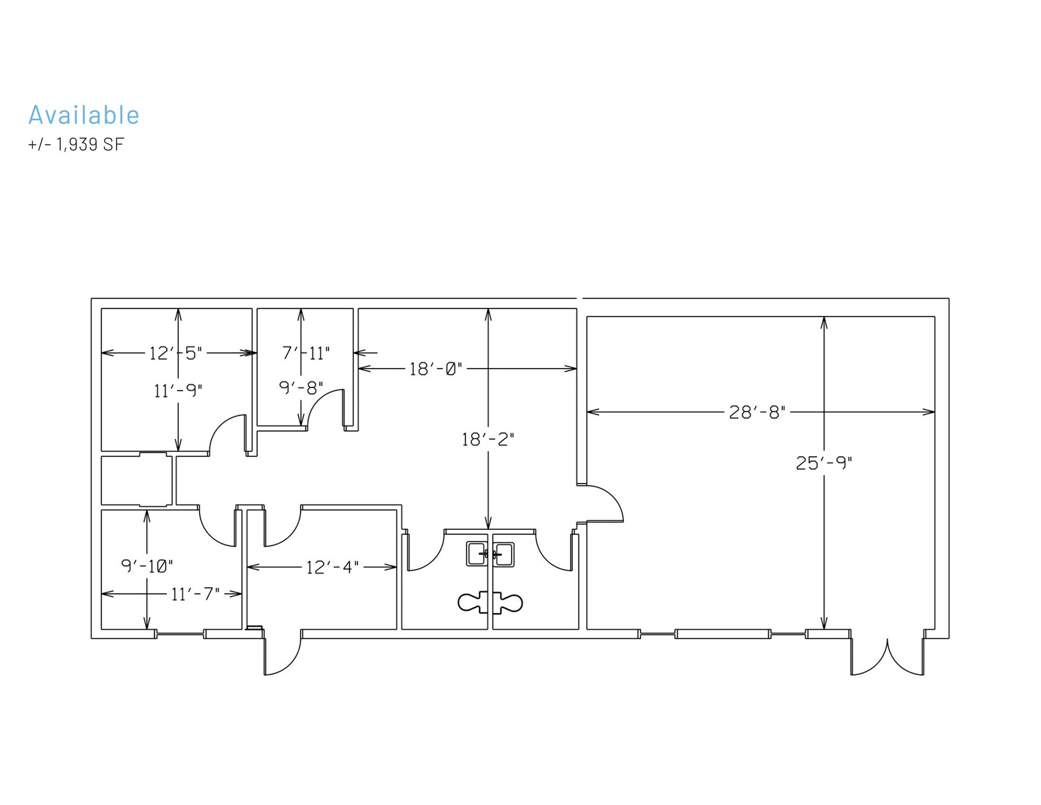 325 E 9th St, Charlotte, NC for lease Floor Plan- Image 1 of 2