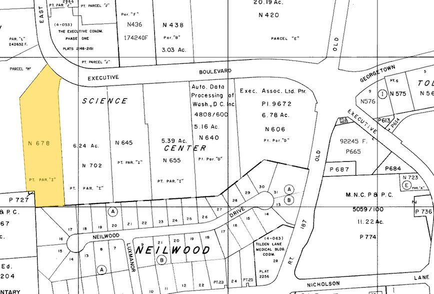 6116 Executive Blvd, Rockville, MD à louer - Plan cadastral - Image 2 de 19