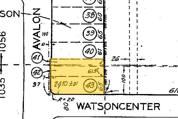 22624-22632 Avalon Blvd, Carson, CA for lease - Plat Map - Image 3 of 3