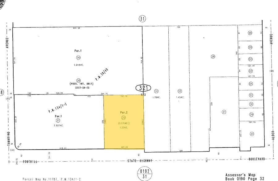 17590 Foothill Blvd, Fontana, CA for sale - Plat Map - Image 3 of 3