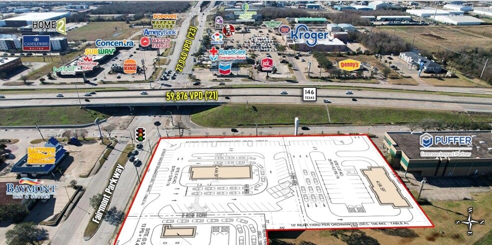 Hwy 146 & Fairmont Pky, La Porte, TX for lease - Building Photo - Image 1 of 1