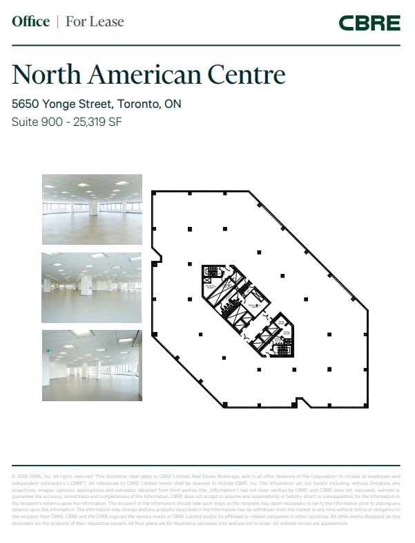 5650 Yonge St, Toronto, ON for lease Floor Plan- Image 1 of 1