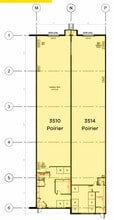 3450-3560 Boul Poirier, Montréal, QC for lease Floor Plan- Image 1 of 4