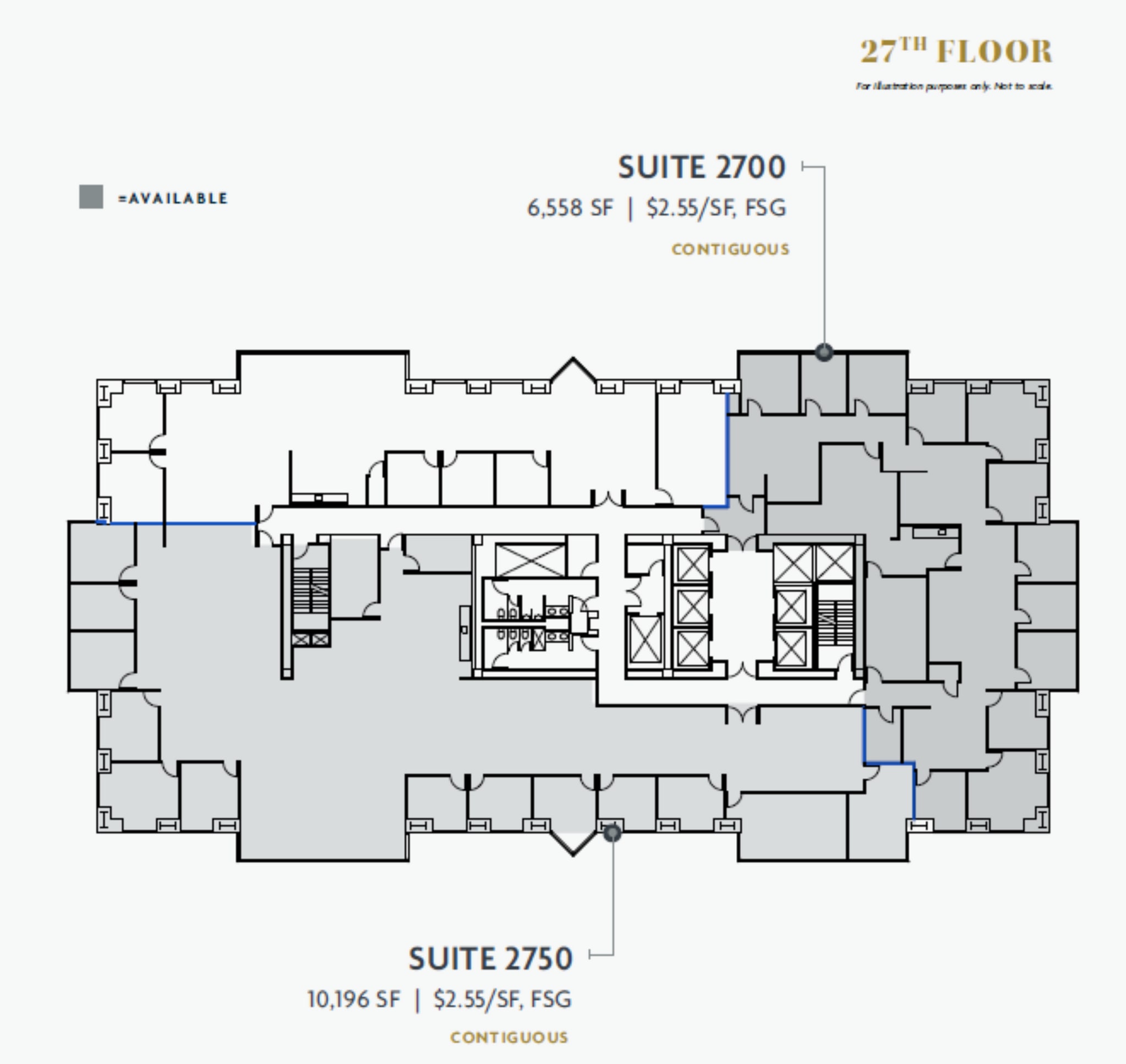 750 B St, San Diego, CA à louer Plan d’étage- Image 1 de 1