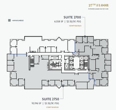 750 B St, San Diego, CA à louer Plan d’étage- Image 1 de 1