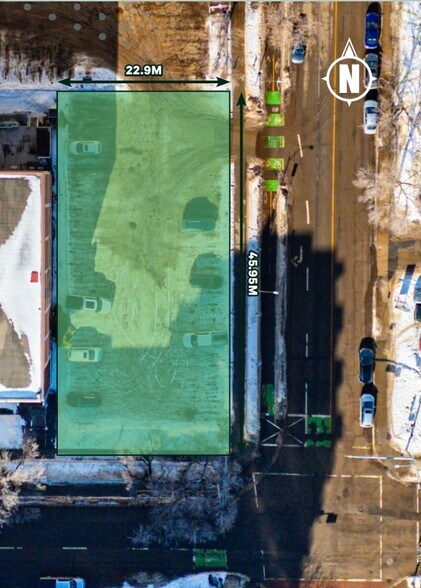 10008 103 Av NW, Edmonton, AB à vendre - Aérien - Image 2 de 2