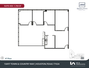 10497 Town & Country Way, Houston, TX for lease Floor Plan- Image 1 of 2