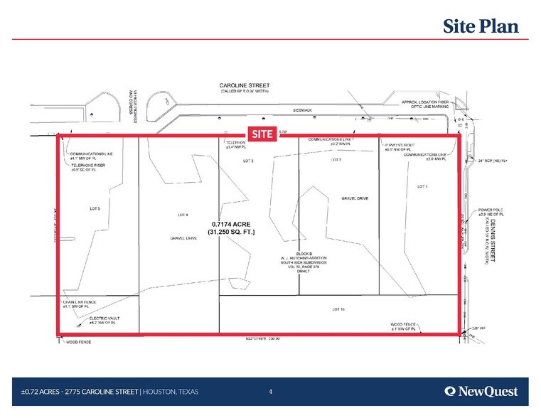 2775 Caroline St, Houston, TX à vendre - Plan cadastral - Image 3 de 3