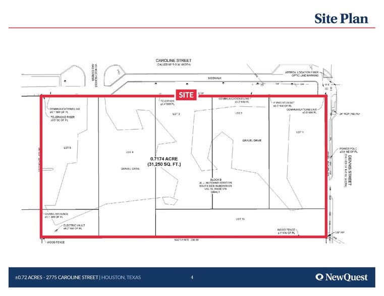 2775 Caroline St, Houston, TX for sale - Plat Map - Image 3 of 3