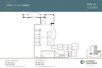 5000 Legacy Dr, Plano, TX à louer Plan d’étage- Image 1 de 1