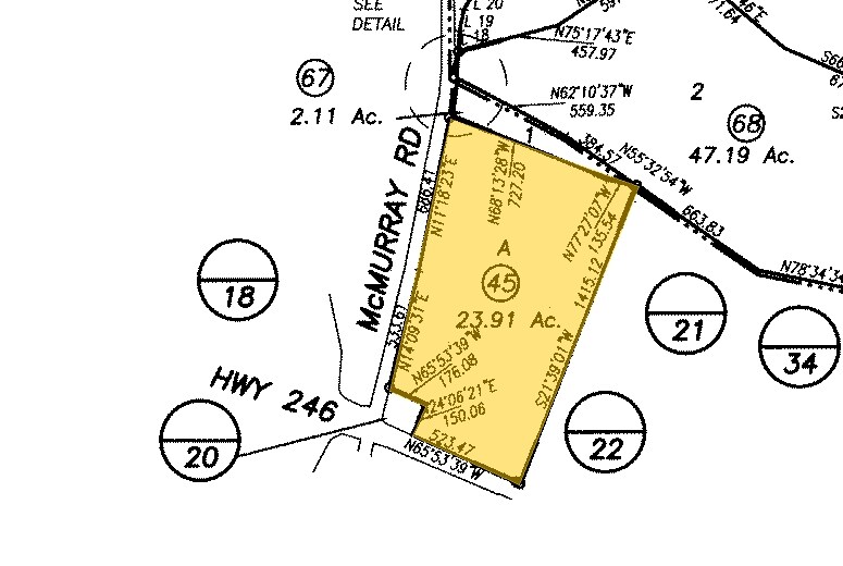 Hwy 246, Buellton, CA à louer - Plan cadastral - Image 2 de 9