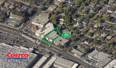 2451 Middlefield Rd, Redwood City, CA - Aérien  Vue de la carte