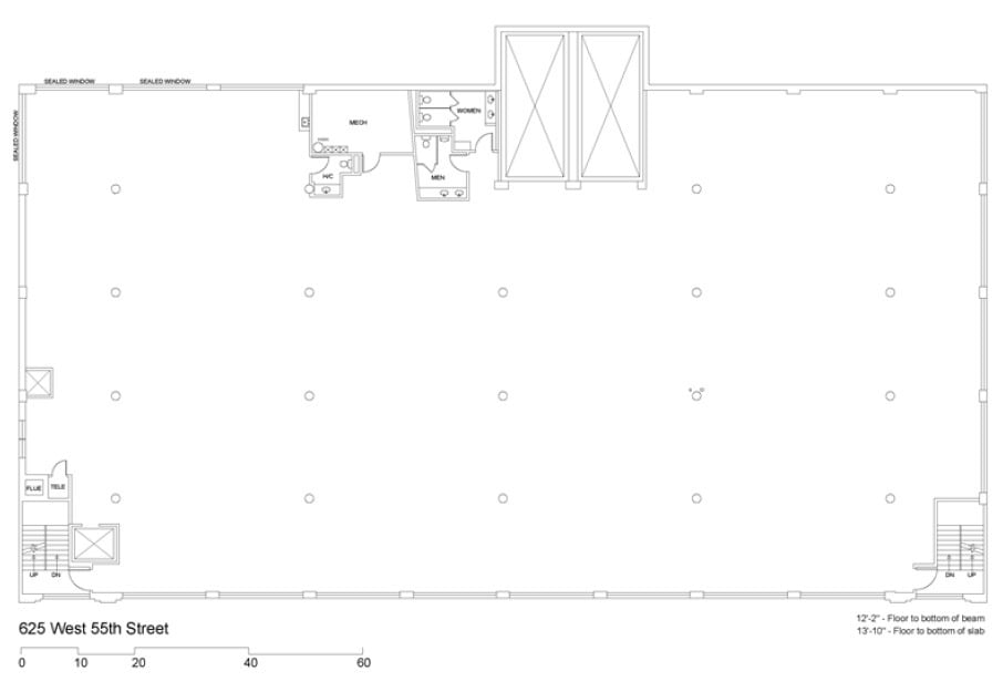 625 W 55th St, New York, NY for lease Floor Plan- Image 1 of 10