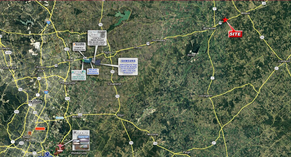 3203 E US Highway 79, Rockdale, TX à vendre - Photo du bâtiment - Image 2 de 2