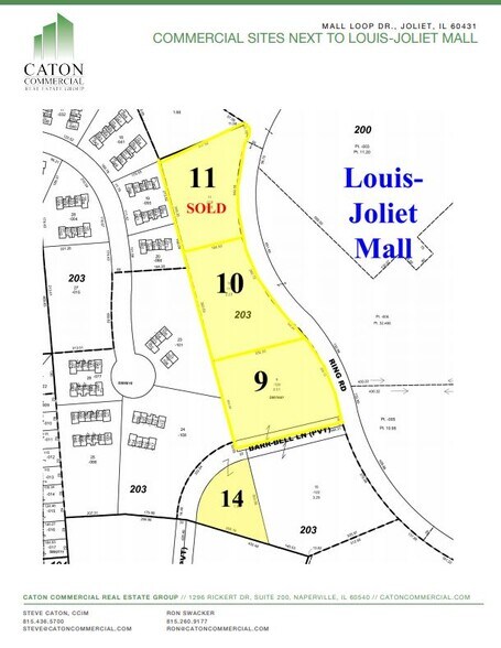 Mall Loop Dr, Joliet, IL à vendre - Plan de site - Image 3 de 3