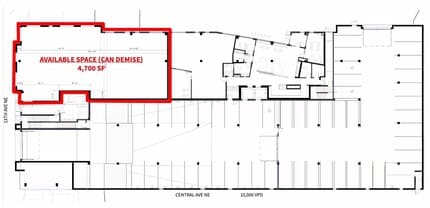 1180 Tyler St NE, Minneapolis, MN à louer Plan d’étage- Image 2 de 5