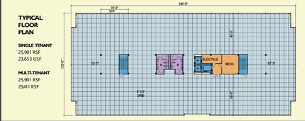 1200 Griffith Dr, Midland, TX for lease Typical Floor Plan- Image 1 of 2