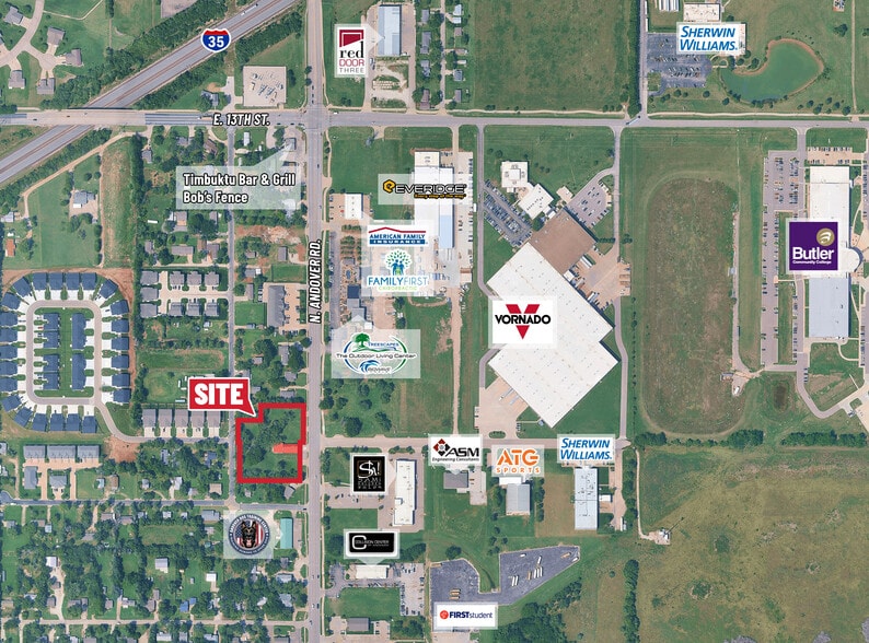 1041 N Main St, Andover, KS for sale - Aerial - Image 2 of 3