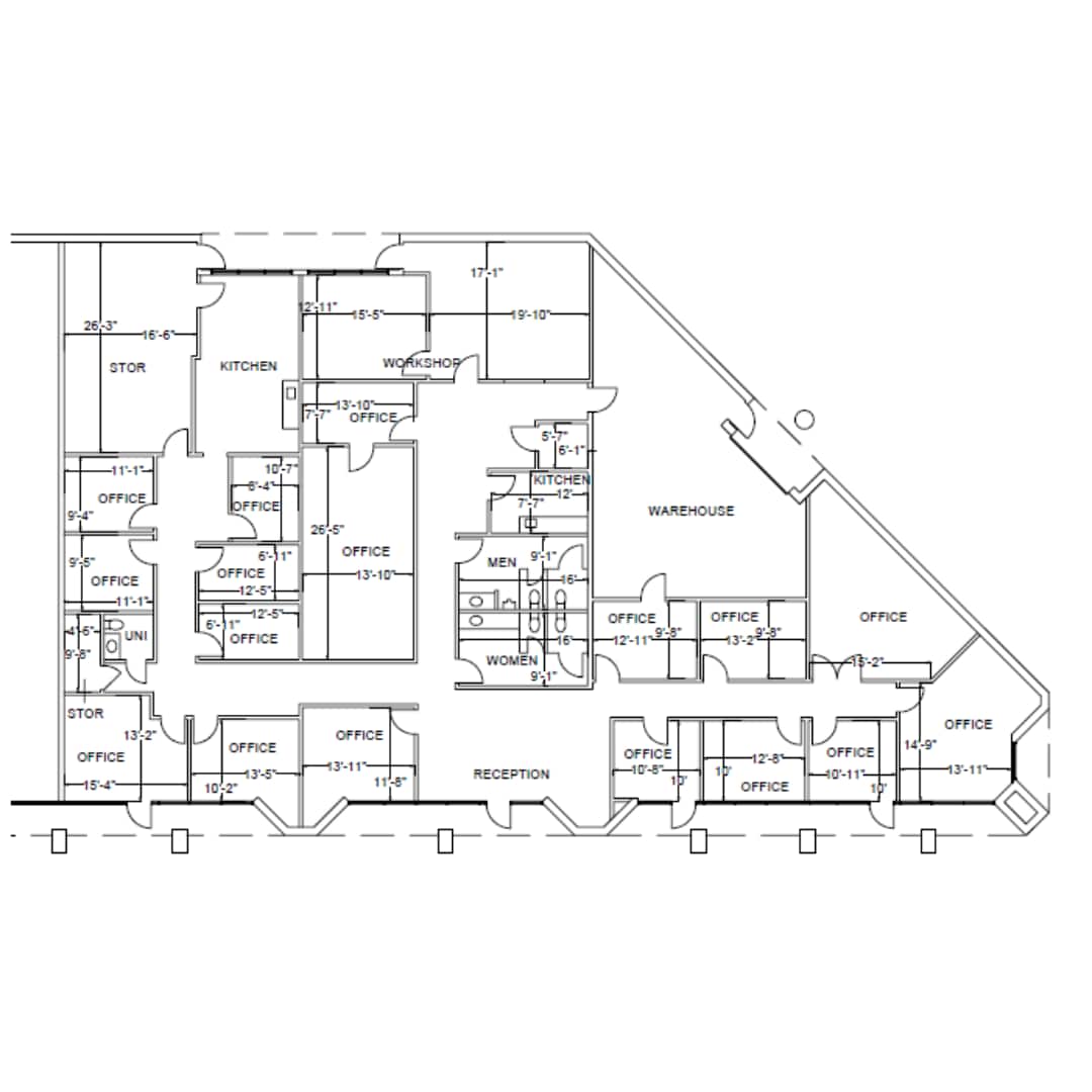 1335 Capital Circle, Marietta, GA for lease Floor Plan- Image 1 of 1