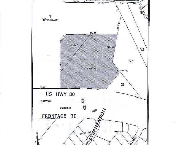 881 US Highway 80 E, Mesquite, TX à vendre - Plan cadastral - Image 1 de 11