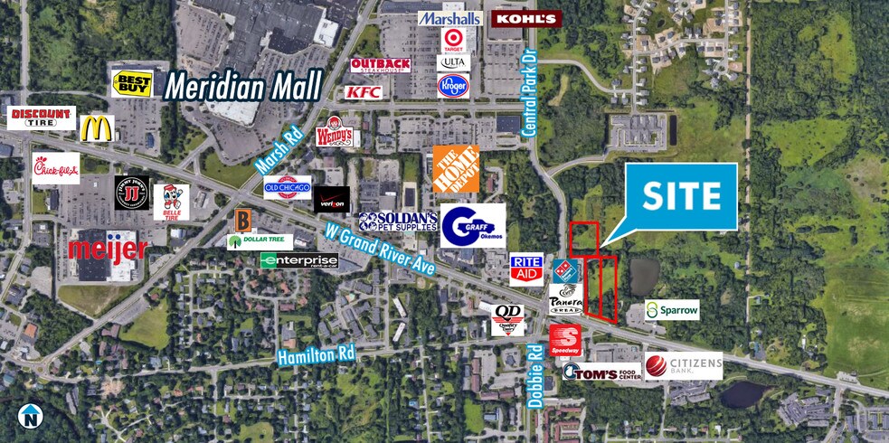 1614 W Grand River Ave, Okemos, MI à vendre - Autre - Image 1 de 2