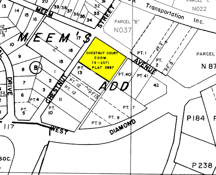 101 Chestnut St, Gaithersburg, MD à vendre - Plan cadastral - Image 2 de 47