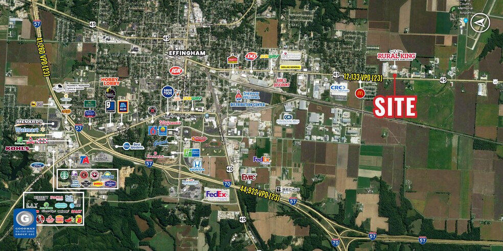 Banker St, Effingham, IL for sale - Aerial - Image 2 of 2