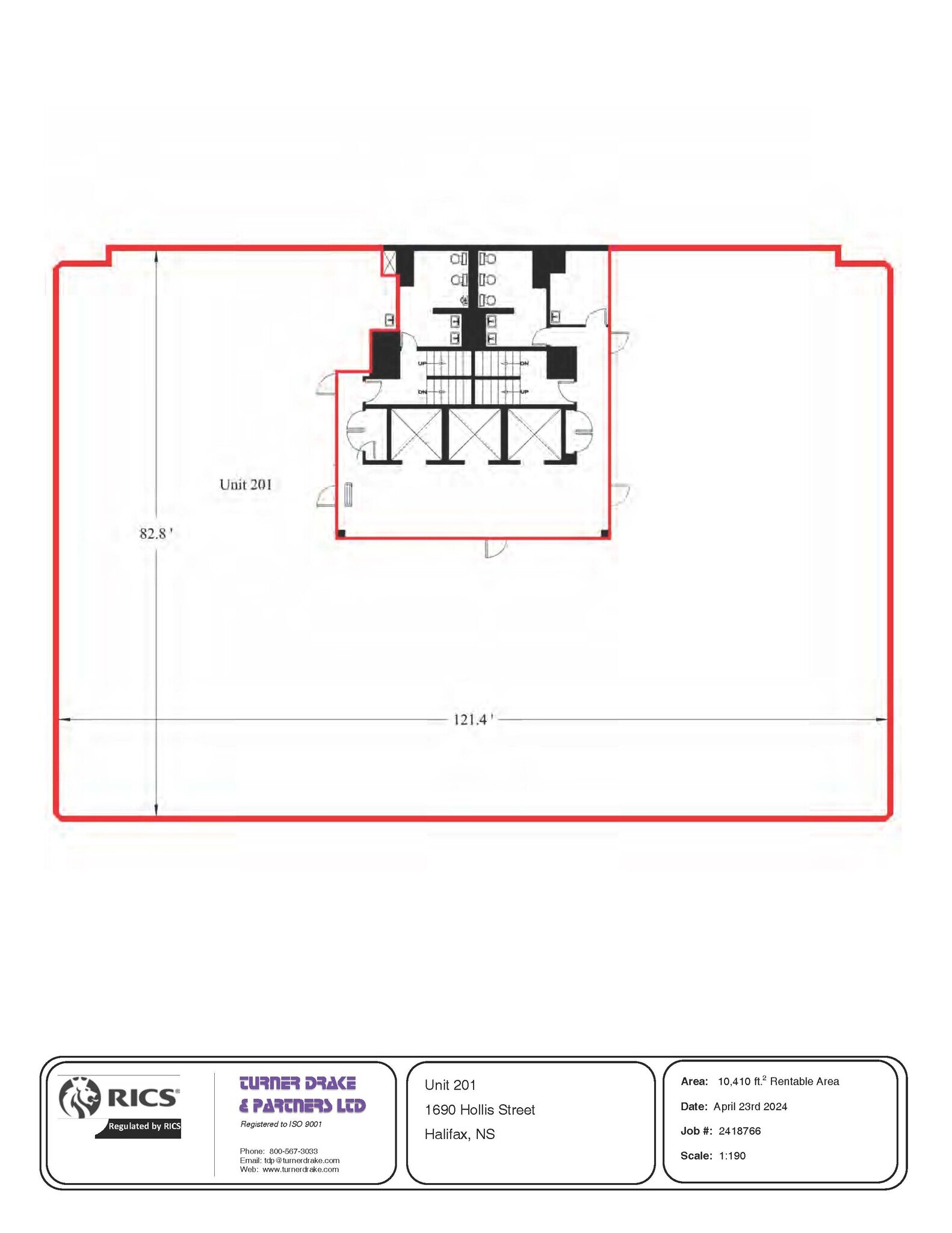 1690 Hollis St, Halifax, NS à louer Plan d’étage- Image 1 de 1