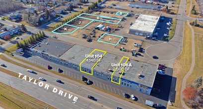 6660 Taylor Dr, Red Deer, AB - AERIAL  map view