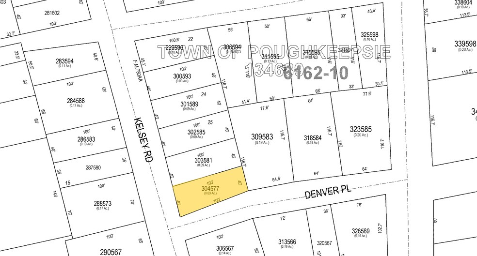 30 Kelsey Rd, Poughkeepsie, NY à vendre - Plan cadastral - Image 1 de 1