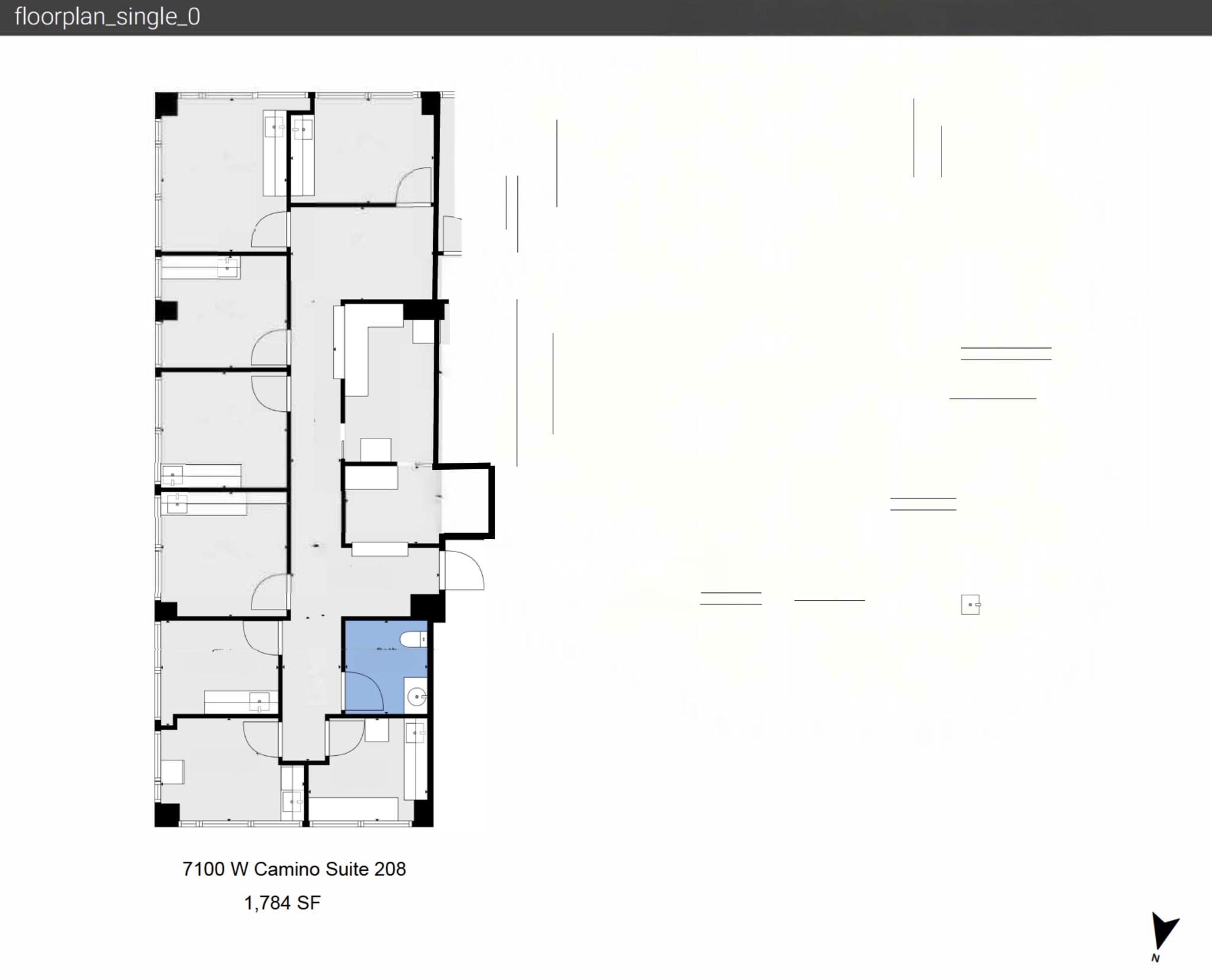 7100 W Camino Real, Boca Raton, FL for lease Site Plan- Image 1 of 1