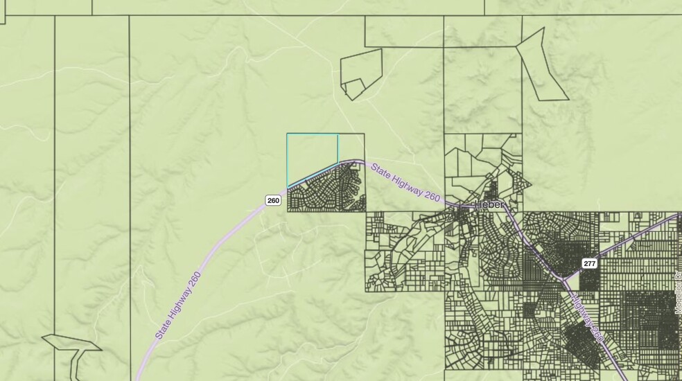 State Highway 260, Heber, AZ à vendre - Plan cadastral - Image 2 de 3